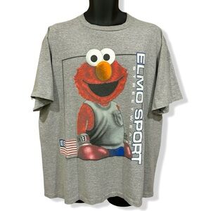 Vintage 90s Sesame Street Elmo Sport T-Shirt